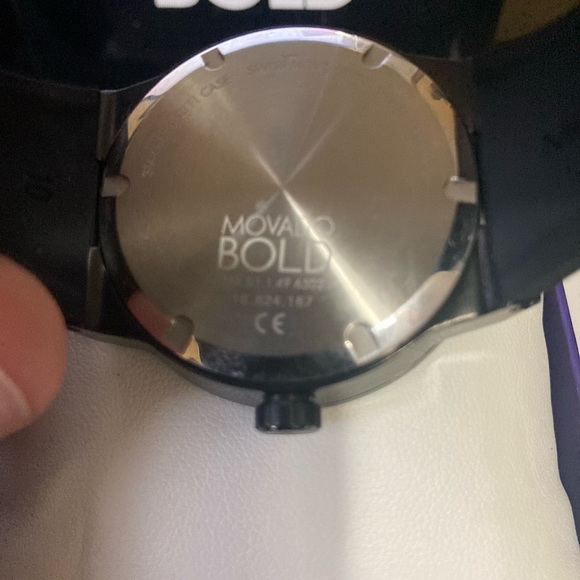 Mens Movado Bold Fusion NWOT triple black - Picture 6 of 6